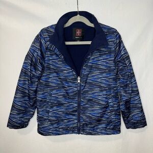 Swiss Tech Navy Fleece Lined Jacket